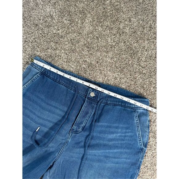 Liverpool The Rascal Tie Front Jean Tapered Leg Button Fly Cotton Vernon 16/33 - Picture 10 of 14